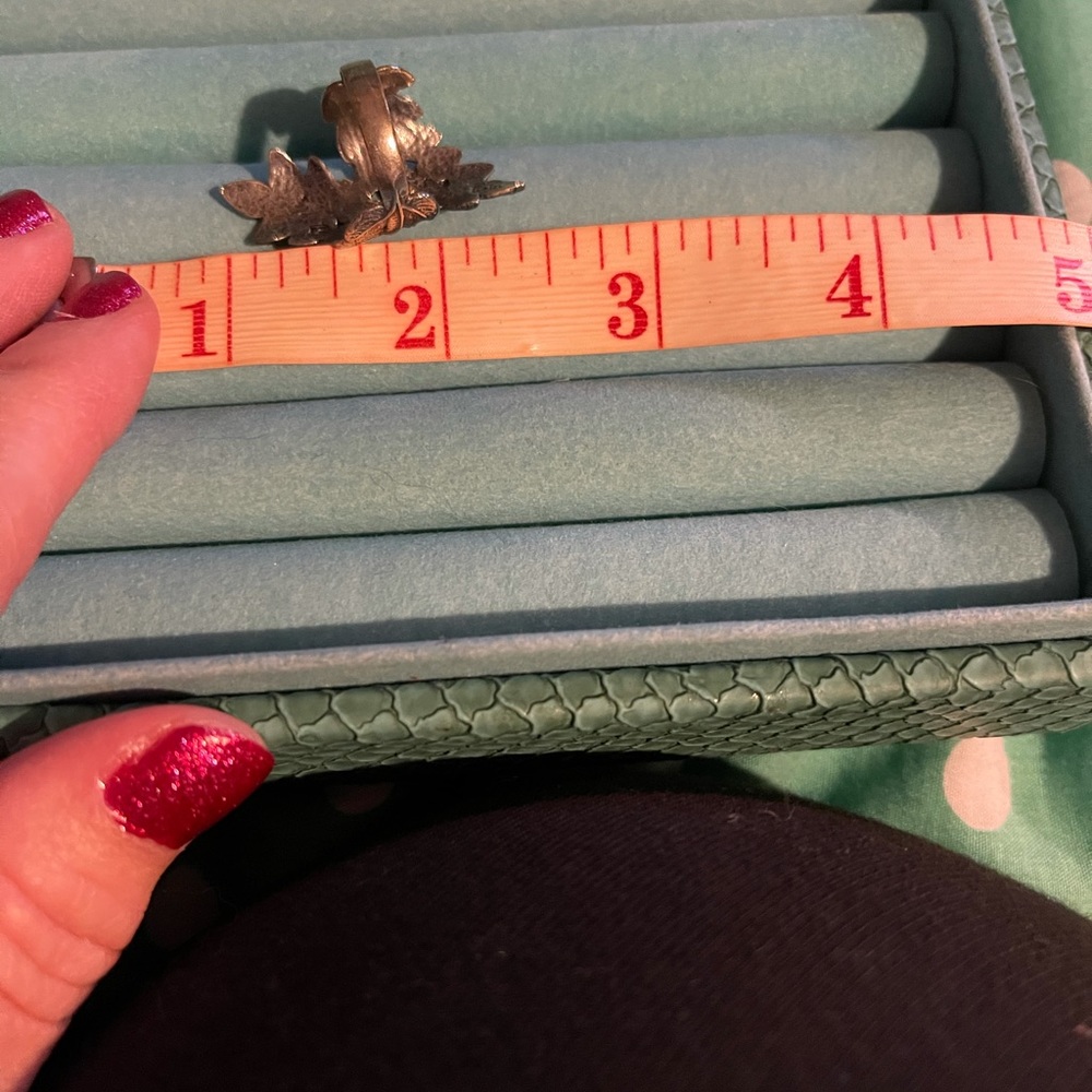 Leaf Wrap 925 Silver Knuckle Ring - image 3